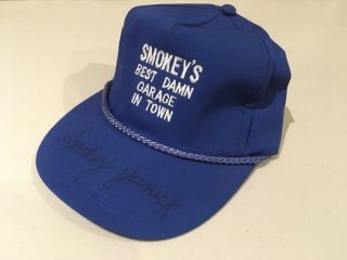 Smokey Yunick Autographed Hat.  Nascar,  Indy,  Legendary Team Owner And Mechanic.