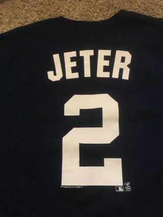 York Yankees Derek Jeter 2 Shirt Mens Size Xl