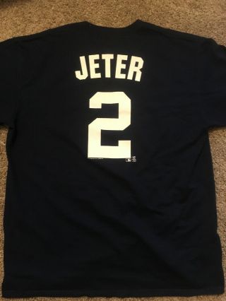 York Yankees Derek Jeter 2 Shirt Mens Size XL 2