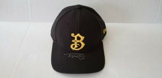 Travis Swaggerty 1 Draft Pick Pirates Marauders Game Issued Autograph Hat