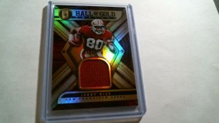Jerry Rice 2019 Panini Gold Standard Hall Of Gold Threads Patch Relic Sp 014/149