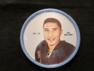 1968 - 69 Shirriff Hockey Coin Jim Neilson Ny - 12