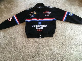 Dale Earnhardt Sr.  3 Jacket Large By Chase Autographed By Kevin Harvick