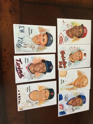 Complete Unsigned 11th Series Perez Steele Post Card Set - Nrmt -