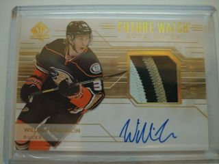 2014 - 15 Sp Authentic 261 Patch 3 Col Auto /100 William Karlsson Rc Rookie