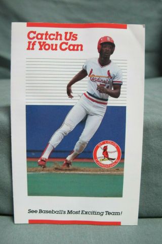 1986 St Louis Cardinals Baseball Schedule