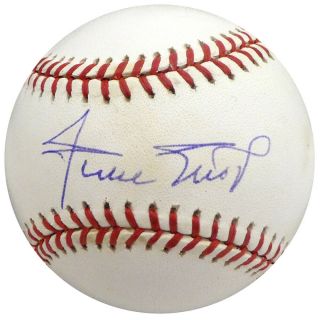 Willie Mays Autographed Signed Nl Baseball San Francisco Giants Beckett H10523