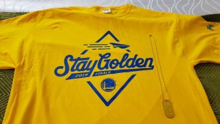 2019 Nba Finals Game 3 Shirt & Dog - Tag Chain Necklace Golden State Warriors