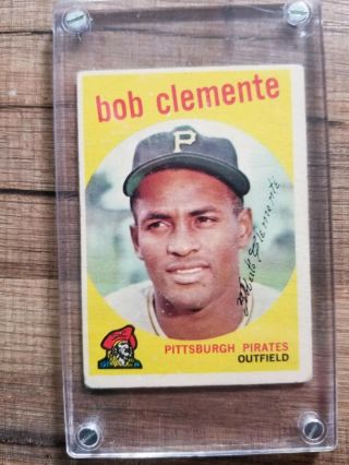 1959 Topps Roberto Clemente Pittsburgh Pirates 478 Baseball Card