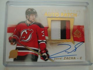 2016 - 17 SP Authentic Auto Patch 3 Col Anthony DeAngelo /100 RC ROOKIE 4