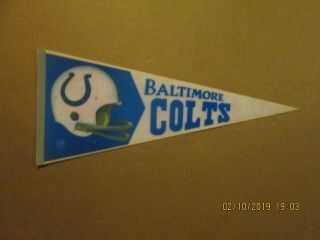 Nfl Baltimore Colts Vintage Defunct Circa 1980 