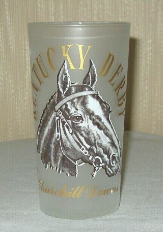 1964 Official Kentucky Derby Julep Glass Churchill Downs Souvenir Tumbler
