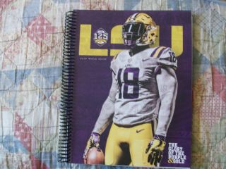 2018 Lsu Tigers Football Media Guide Yearbook Program Billy Cannon Press Book Ad