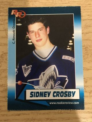 Sidney Crosby Rookie Odd Ball " Rookie Review " 2004 Pittsburgh Rc Hockey Card