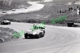 1960 Grand Prix Racing Photo Negatives (5) Ferrari,  Lister,  Old Yeller Buick,