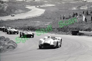 1960 Grand Prix racing Photo negatives (5) Ferrari,  Lister,  Old Yeller Buick, 2