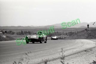 1960 Grand Prix racing Photo negatives (5) Ferrari,  Lister,  Old Yeller Buick, 5