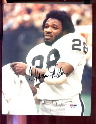 Clarence Davis Oakland Raiders 8x10 Photo Signed Autograph Auto Psa/dna Football