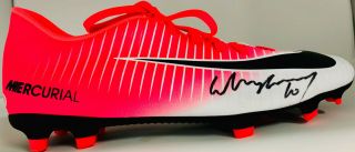 Manchester United Wayne Rooney Signed Nike Cleat Auto Boot Beckett Bas Manu