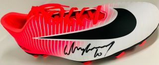 Manchester United Wayne Rooney Signed Nike Cleat Auto Boot Beckett BAS ManU 2