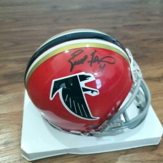 Brett Favre Autographed Signed Atlanta Falcons Mini Helmet W/ Favre