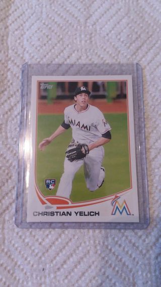 2013 Topps Update Christian Yelich Rc Us290