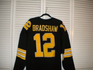 Pittsburgh Steelers Terry Bradshaw 12 Football Jersey
