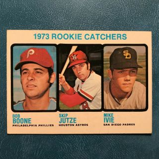 1973 Topps Set Bob Boone Rookie Rare High 613 Phillies - Nr -