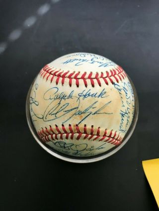 1982 Boston Red Sox Team Signed Baseball