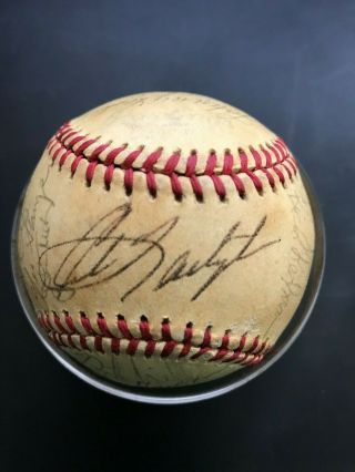 1983 Boston Red Sox Team Signed Baseball