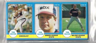 Tom Seaver 1986 Star Company Chicago White Sox 24 - Card Factory Baseball Set