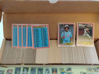 1981 Donruss Baseball Complete Set 605 Cards W/ Henderson Nolan Ryan Raines Rc