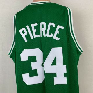 Reebok Paul Pierce Boston Celtics Swingman Jersey Nba Basketball Sewn Size Xl