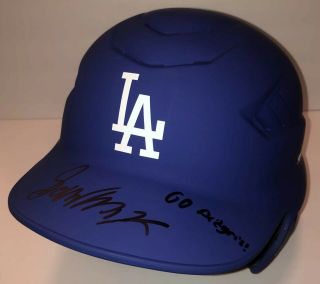 Gavin Lux Signed Autographed Full Size Dogers Batting Helmet Autograph W/coa