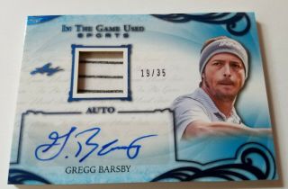 Greg Barsby 2019 Leaf In The Game Autographed - Jersey Relic / 25 Disc Golf