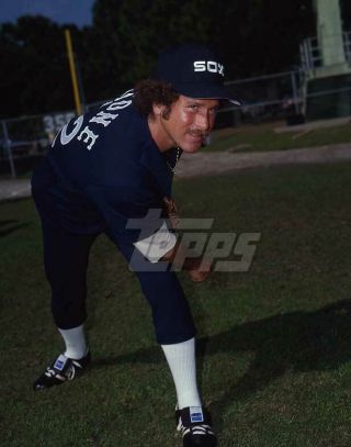 1978 Topps Baseball Color Negative.  Steve Stone White Sox