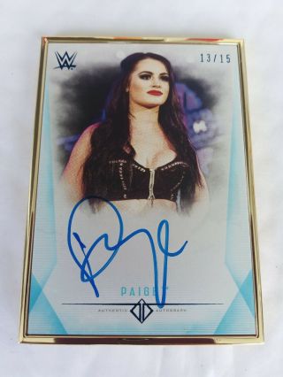 2019 Topps Wwe Transcendent Card.  " Paige " 13/15
