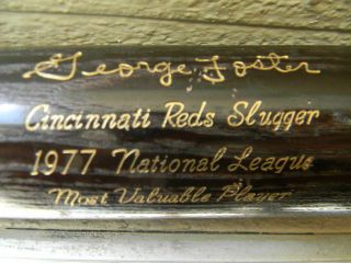 George Foster Cincinnati Reds Slugger 1977 National League Mvp Baseball Bat