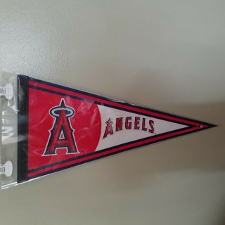 Los Angeles Angels Mlb Felt Pennant With Holder 3