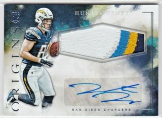 Hunter Henry Los Angeles Chargers 2016 Panini Origins Jumbo Rookie Patch Auto Rc