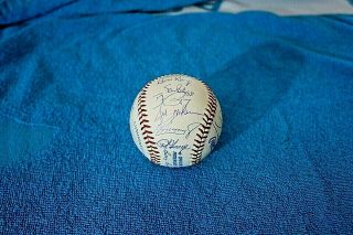 1994 Seattle Mariners Team Autographed Baseball 21 Bold Signatures