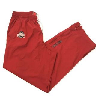 Ohio State Buckeyes Mens Track Pants Nike Fit Storm Zip Pockets Red Size 2xl.  J1