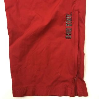 Ohio State Buckeyes Mens Track Pants Nike Fit Storm Zip Pockets Red Size 2XL.  J1 6