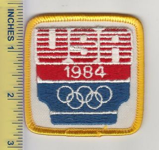Vintage 1984 Usa Olympic Patch