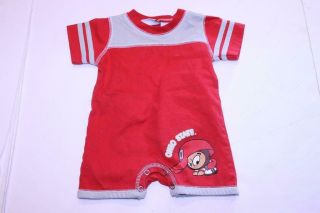 Infant/baby Ohio State Buckeyes 12 Months Romper Outfit Real Characters Inc