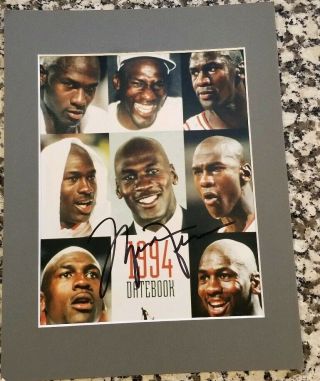 Michael Jordan Poster Signed