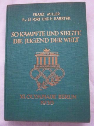Orig.  Book / Report Xi.  Olympic Games Berlin 1936 - Edt.  A Extrem Rare