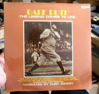 Babe Ruth " The Legend Comes To Life " - Curt Gowdy - Fleetwood Fclp3079
