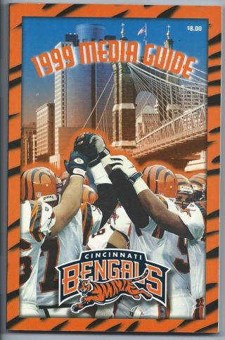 1999 Cincinnati Bengals Nfl Football Media Guide Record Book
