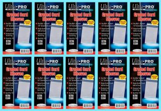 1000 Ultra Pro Graded Resealable Card Sleeves Psa Beckett Poly Slab Bags Pack